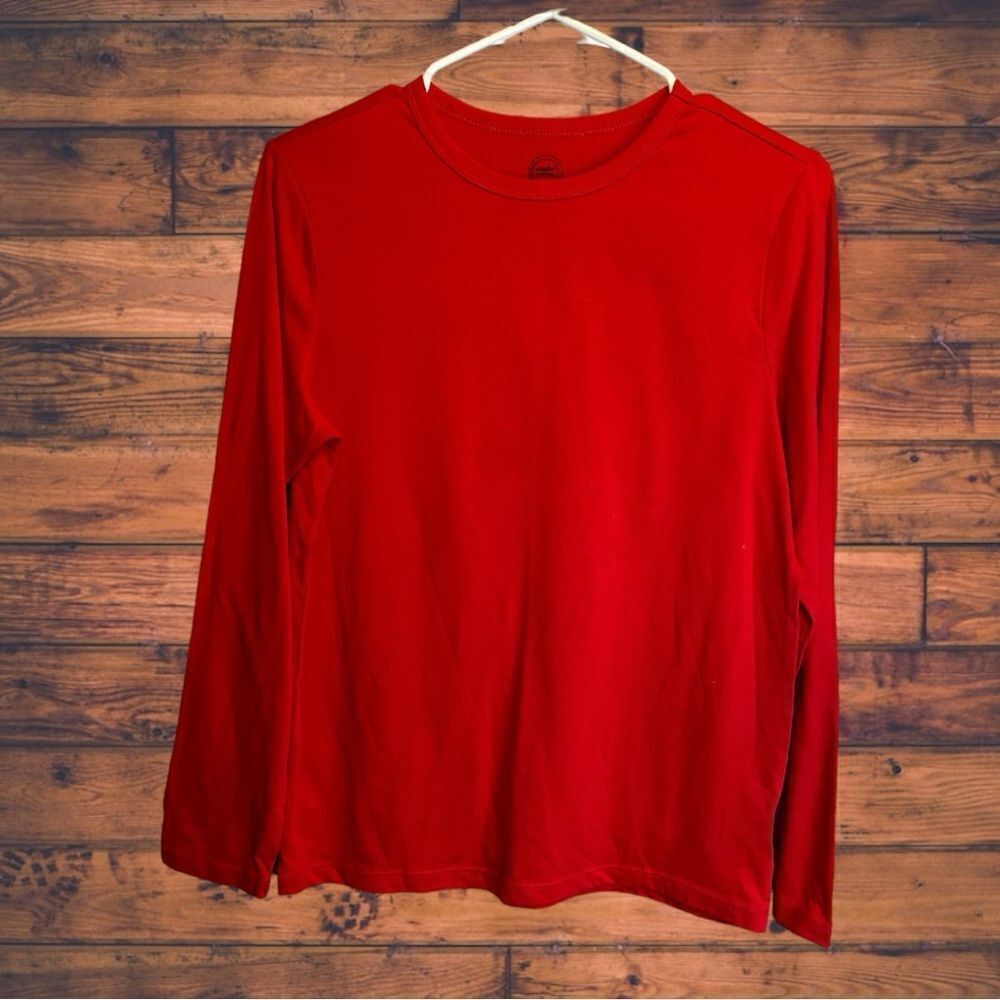 5 for $25🔥Wonder Nation Red‎ Long Sleeve Shirt Boys XL (14-16)